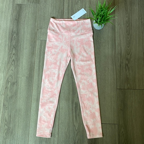 Anthropologie Pants - All Fenix Blush Tie Dye 7/8 Leggings Size Small